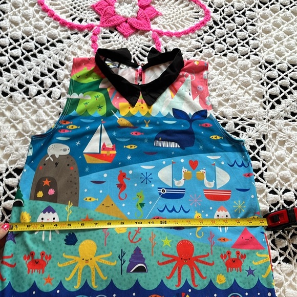 2014 Japan LA for Crowded Teeth underwater cosmos print dress size XS - Picture 8 of 16